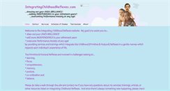 Desktop Screenshot of integratingchildhoodreflexes.com